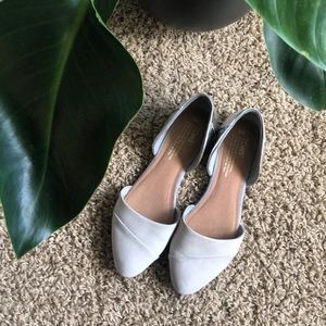 TOMS Women's Jutti D'orsay Flats Silver